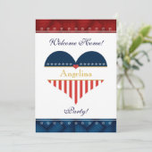 Invitation de la fête patriotique américaine de bi (Debout devant)