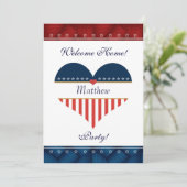 Invitation de la fête patriotique américaine de bi (Debout devant)