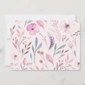 invitation de la fête photo de l'anniversaire de t (Dos)