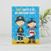 Invitation de la fête pirate (Debout devant)
