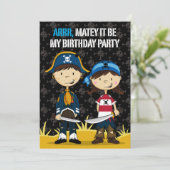 Invitation de la fête pirate (Debout devant)