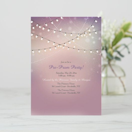 Invitation de la fête pré-bal (Debout devant)