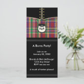 Invitation de la fête Robbie Burns contemporain (Debout devant)