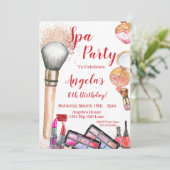 Invitation de la fête spa, 10e anniversaire modifi (Debout devant)