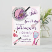 Invitation de la fête spa, 10e anniversaire modifi (Debout devant)