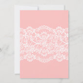 invitation de la fête spa. Fille fête d'anniversai (Dos)