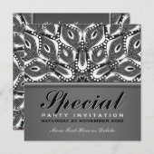 Invitation de la fête spéciale du serpent tribal (Devant / Derrière)