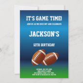 Invitation de la fête sportive de Jeu de Garçons m (Devant)