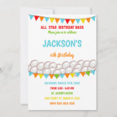 Invitation de la fête sportive des garçons éditabl (Devant)