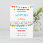 Invitation de la fête sportive des garçons éditabl (Debout devant)