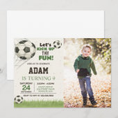 Invitation de la fête sportive éditable et imprima (Devant / Derrière)