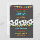 Invitation de la fête sportive éditable pour enfan (Devant)