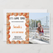 Invitation de la fête sportive personnalisée pour  (Devant)