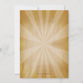 Invitation de la fête vintage de graduation (Dos)