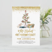 Invitation de la fête White Elephant (Debout devant)