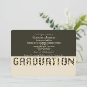 Invitation de la fierté de diplôme (Debout devant)