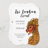 Invitation de la fierté sri-lankaise (Devant / Derrière)