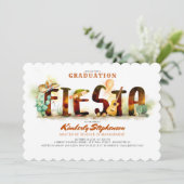 Invitation de la Fiesta Graduation | Parti mexicai (Debout devant)