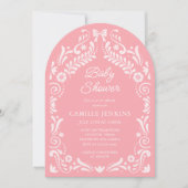 Invitation de la Fiesta Mexicaine Baby shower Arch (Devant)