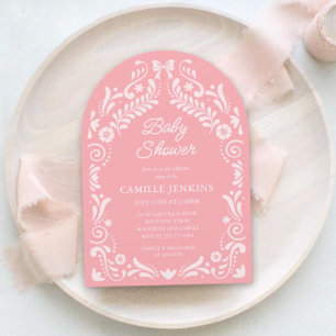 Invitation de la Fiesta Mexicaine Baby shower Arch