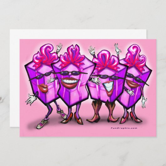 Invitation de la Fille à sortir (Devant / Derrière)