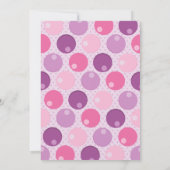 Invitation de la Fille Bounce House (Dos)