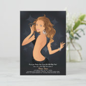 Invitation de la Fille de fête (Debout devant)