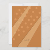 Invitation de la Fille de la Fête (Afro-Américaine (Dos)