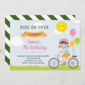 Invitation de la Fille de la Fête du Vélo (Devant / Derrière)