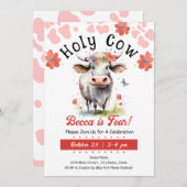 Invitation de la fille de la vache sainte 4 annive (Devant / Derrière)