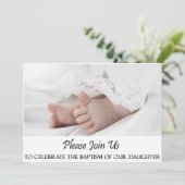 Invitation de la fille du baptême (Debout devant)