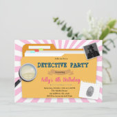 Invitation de la fille du détective (Debout devant)