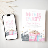 Invitation de la Fille du Film Party