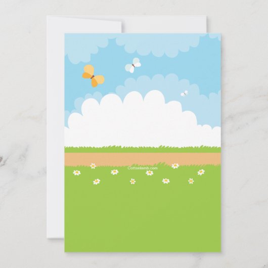 Invitation de la Fille Scooter (Dos)