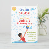 Invitation de la Fille Waterpolo (Debout devant)