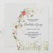 Invitation de la Fleur sauvage (Devant / Derrière)