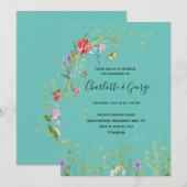 Invitation de la Fleur sauvage (Devant / Derrière)