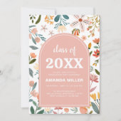 Invitation de la fleur sauvage Arch Graduation Par (Devant)