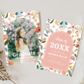 Invitation de la fleur sauvage Arch Graduation Par