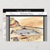 Invitation de la Fly Fishing Retirement Party (Devant / Derrière)