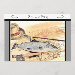 Invitation de la Fly Fishing Retirement Party