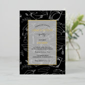 Invitation de la Foil Graduation Party (Debout devant)