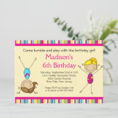 Invitation de la Fun Gymnastique Anniversaire de e (Debout devant)