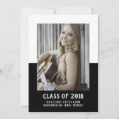 Invitation de la graduation du bloc de couleurs de (Devant)