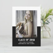 Invitation de la graduation du bloc de couleurs de (Debout devant)