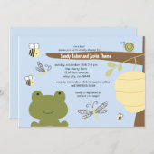 Invitation de la grenouille et des amis (Devant / Derrière)