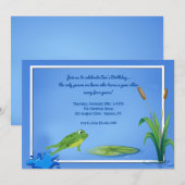 Invitation de la Grenouille sauteuse (Devant / Derrière)