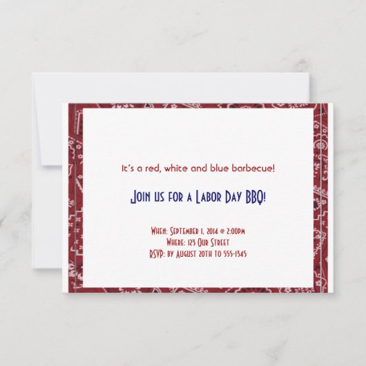 Invitation de la Journée du Travail des cadres de (Devant)