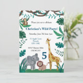 Invitation de la Jungle 5e anniversaire (Debout devant)