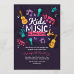 Invitation de la Kids Music and Dance Party<br><div class="desc">Une invitation amusante à une soirée musicale et dansante pour fêter un anniversaire. Conçu par Freepik). () La carte est facile à customiser avec votre libellé, police, couleur de police, options de forme de papier et choix de six types de papier.() Pas exactement ce que vous cherchez? Tous nos produits...</div>